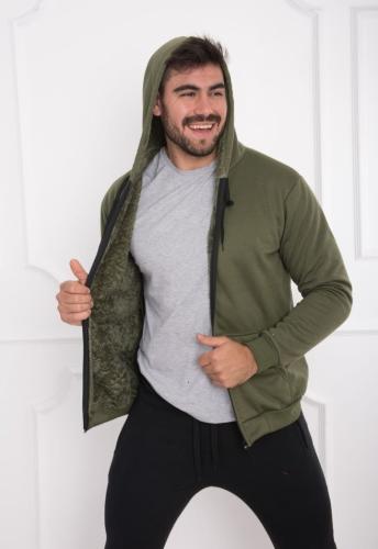 Camperas de Jersey con Piel