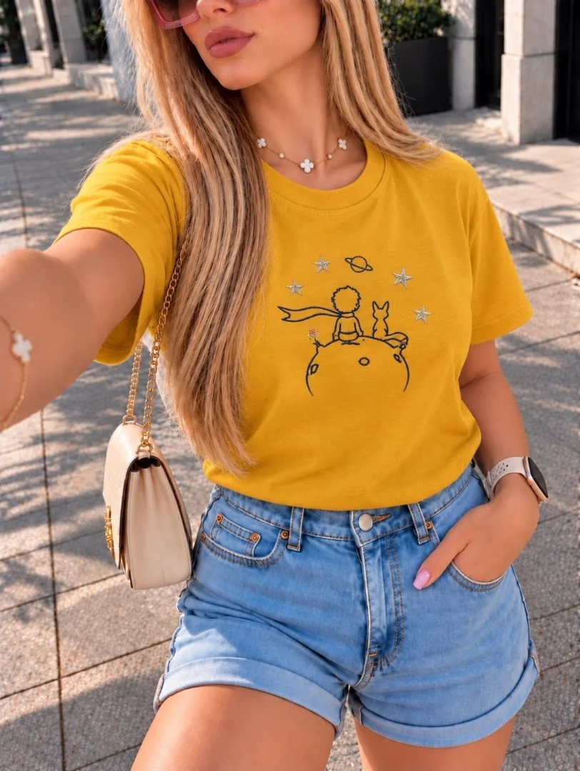Remeras Bordadas y Estampadas Algodon Premium ( Lc ) - Imagen 2