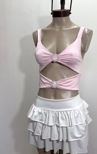 Top Doble Aplique Mujer