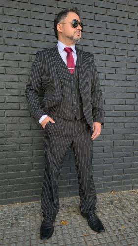 Trajes Hombres Rayas
