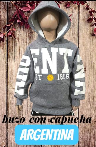 Buzo con Capucha Argentina