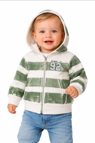 Campera Rayada Frizada