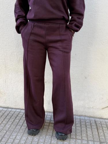 Pantalon Wide Leg de Friza
