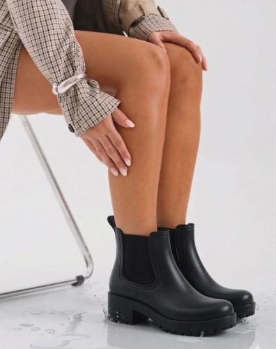 Bota de Lluvia Caña Corta Antideslizante Impermeable 02 - Miniatura 3