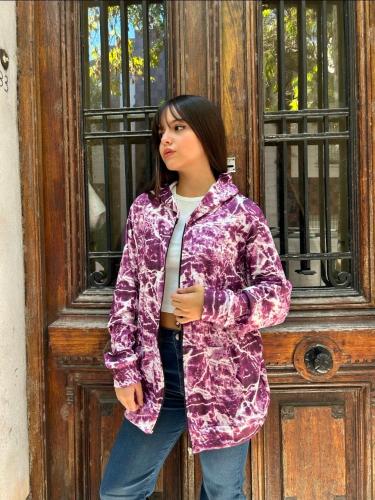 Campera Darlon Batik y Print "sienna" - Miniatura 4