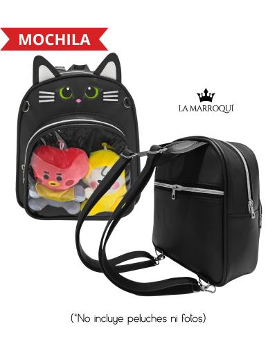 Itabag Mochila Pequeña Bandolera Gatito Visor Transparente - Miniatura 2