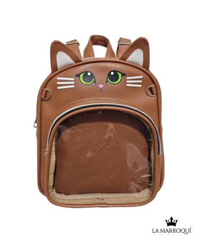 Itabag Mochila Pequeña Bandolera Gatito Visor Transparente - Miniatura 6