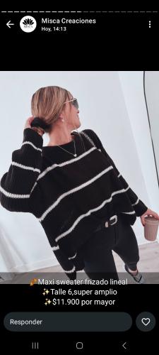 Sweater Lineal Frizado - Miniatura 2