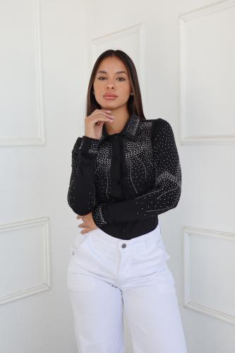 Camisa Body con Brillos