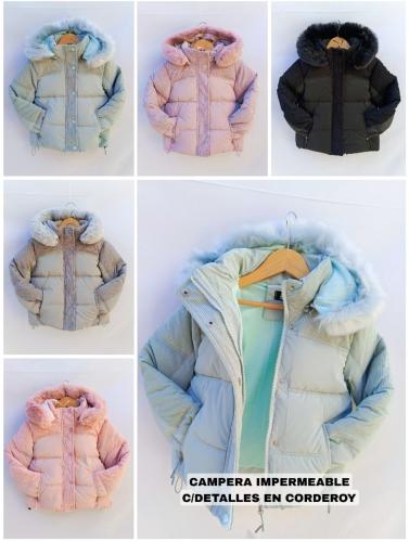 Campera de Nena/camperas de Niña/camperones/abrigos de Nena/campera Importada - Miniatura 3
