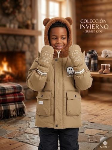 Cargo Abrigo Premium Capucha Manoplas - Miniatura 2