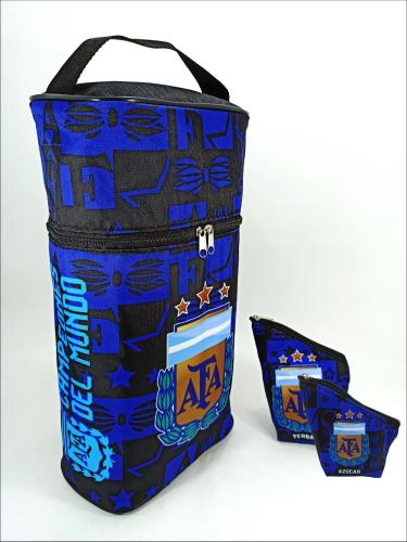 Bolso Mochila Portatermo con Diseños + Chaulata Yerba y Azucar - Miniatura 3