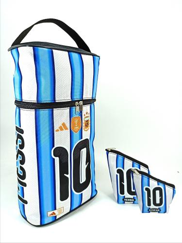 Bolso Mochila Portatermo con Diseños + Chaulata Yerba y Azucar