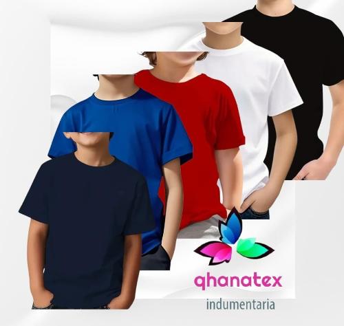 Remeras  de Niños Algodón Peinado Calidad Premium
