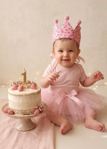 Gorrito Coronita Cumpleaños, 1er Añito