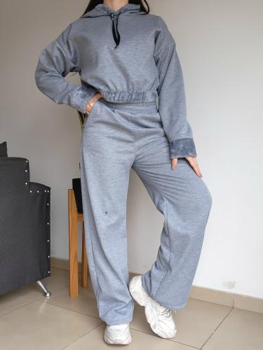 Palazo Jersey con Piel Unisex