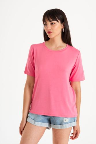 Remera Modal Cuello Redondo