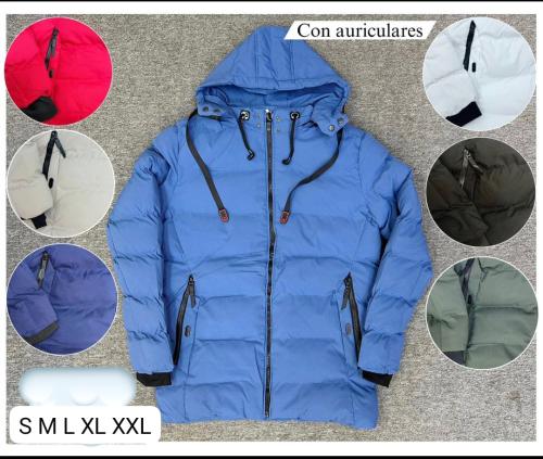 Campera Infable con Piel y Auriculares - Miniatura 5