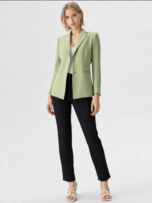 Blazer Sastrero Verde Menta