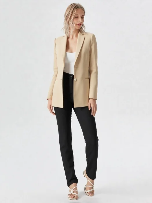 Blazer Sastrero Beige