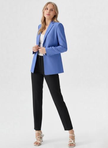 Blazer Sastrero Celeste Jaspeado - Miniatura 2