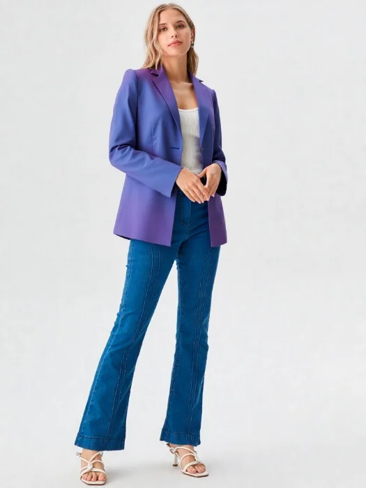 Blazer Sastrero Azul Tornasol