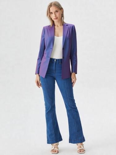 Blazer Sastrero Azul Tornasol - Miniatura 3