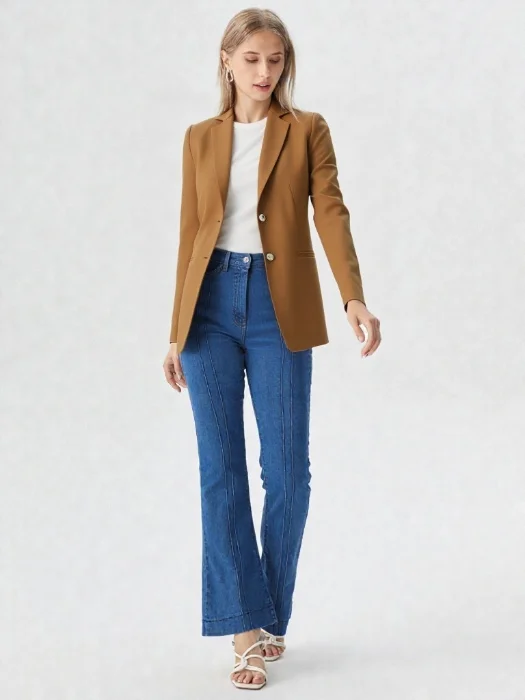 Blazer Sastrero Camel