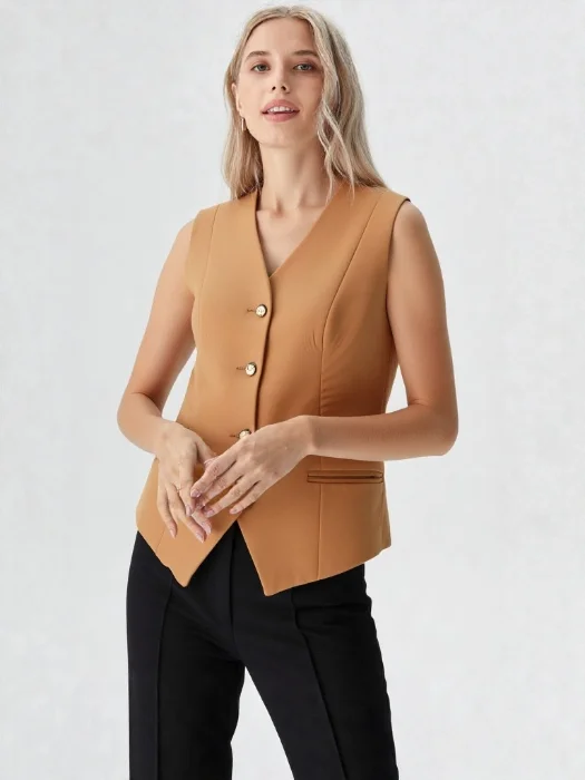 Chaleco Sastrero Camel