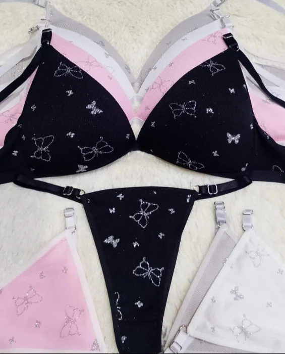 Conjunto Triangulo Micromorley Brillo