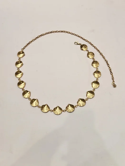 Cinturón Cadena Caracoles Dorado