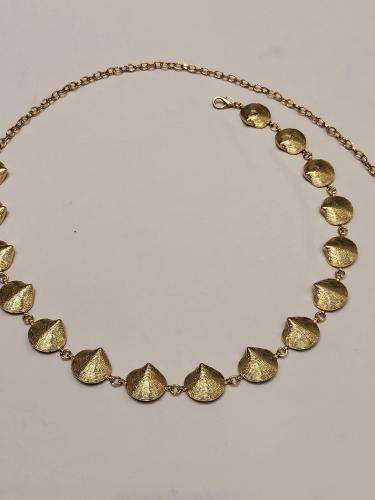 Cinturón Cadena Caracoles Dorado - Miniatura 3