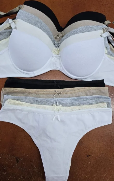 Conjunto Algodon Laycra Moño