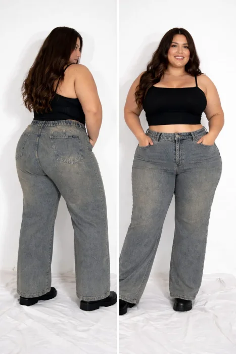 Jeans Óxido Baggy Talle Especial