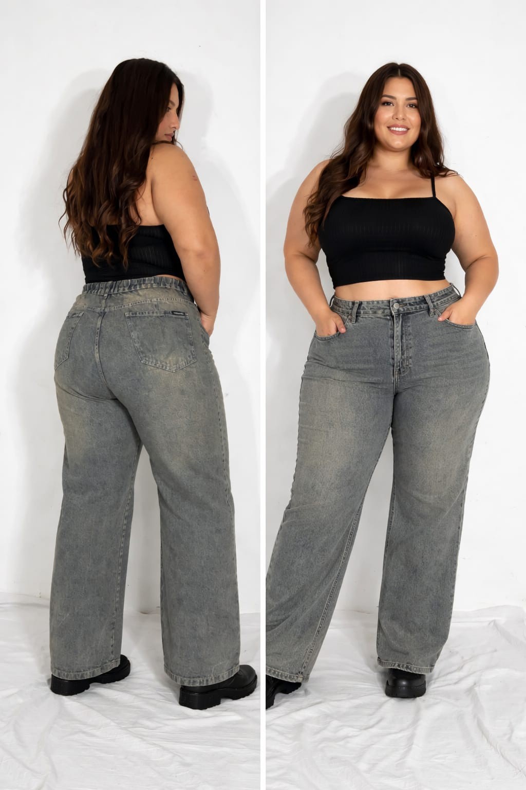 Jeans Óxido Baggy Talle Especial - Imagen 3