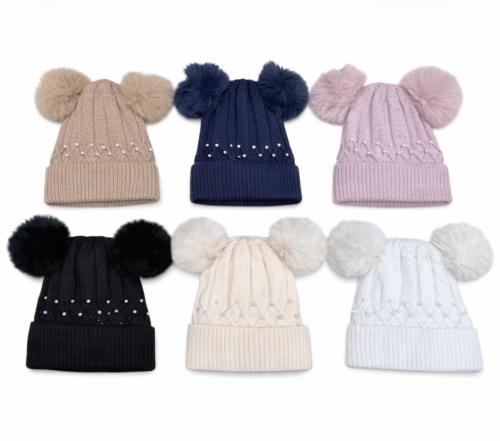 Gorros Dama 2 Pompón - Miniatura 4