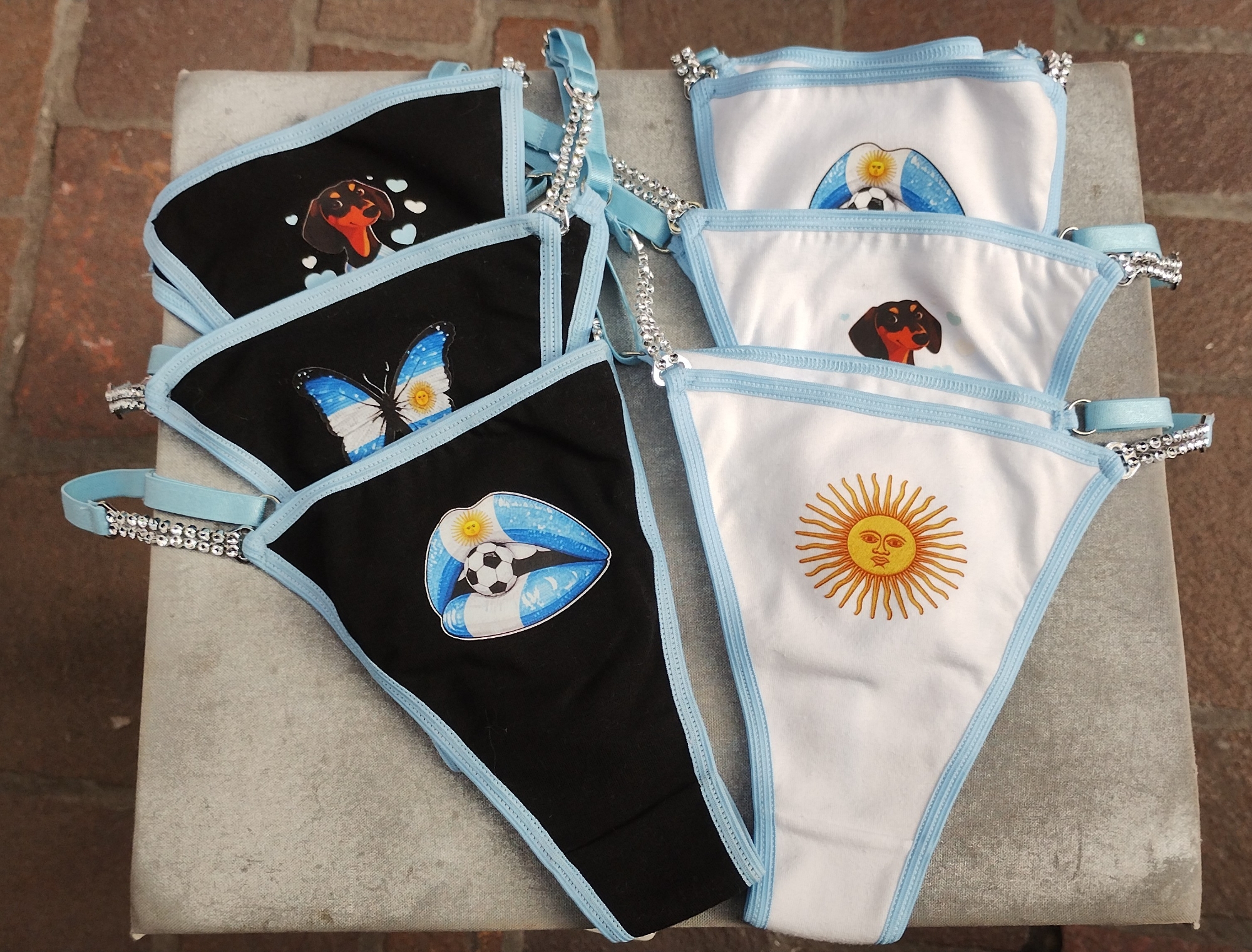 Colaless Regulable Strass Argentina - Imagen 1