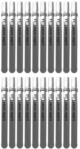 Bombilla Chata 17cm Personalizada Grabado Laser  X 20 Unidades