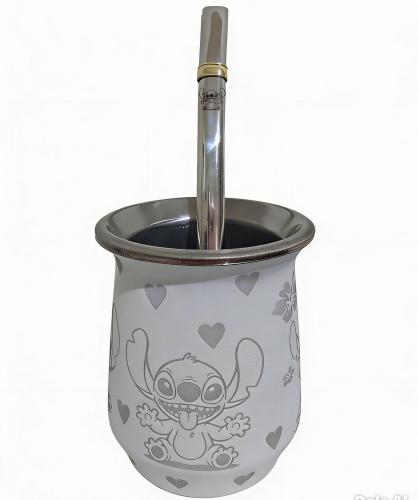 Mate de Stitch  Acero Inoxidable Termico sin Bombilla - Miniatura 6