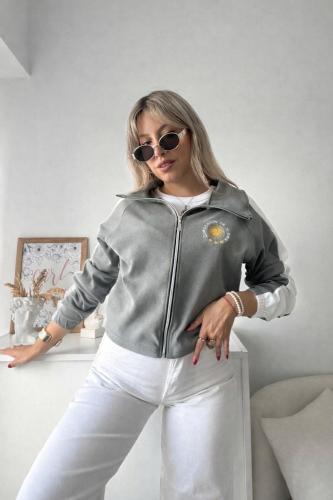Campera Darlon Bordada y con Franja