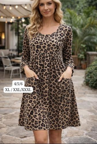 Vestido Lanilla Print