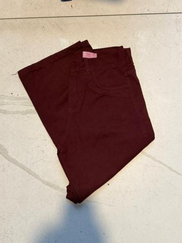 Wide Leg Bordo