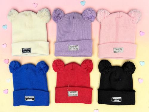 Gorro de Lana Niño Liso Andy (hasta 4/5 Años) Pack X 6