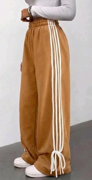 Pantalon Wide Led Tiras con Moño Premium