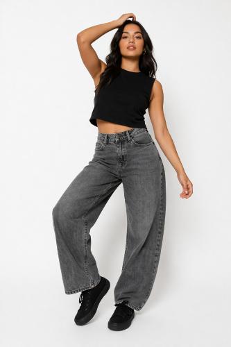 Jean Baggy Oxido Dama Pantalón Ancho Denim Mujer 2000's Pinterest Moda Mayoristas - Miniatura 3