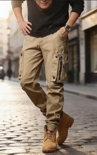 Jogger Lionesa Cargo Gabardina Importado (solo Curva)