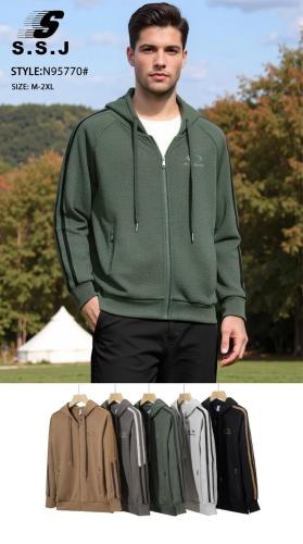 Campera Wafle con Piel Ssj (solo Curva)