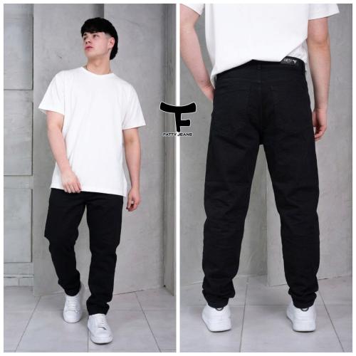 Jean Mom Negro de Hombre - Miniatura 3