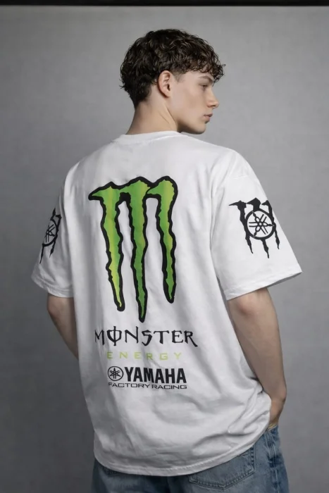 Remera Monster Blanca