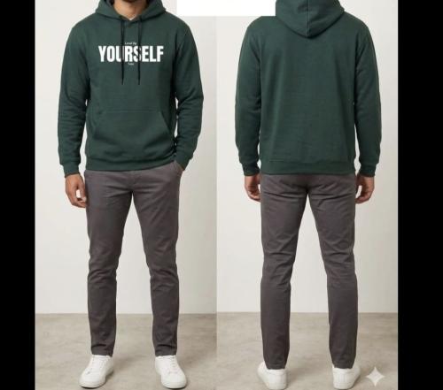 Buzos Canguro Frizados Estampados Hombre